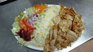 Plato Solo Carne Con Arroz