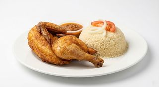 Poulet Grillé & Attiéké
