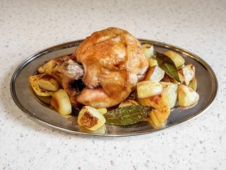 Mezzo pollo allo spiedo