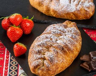 Croissant Truskawka Czekolada