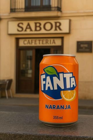 Fanta Naranja lata 330ml.
