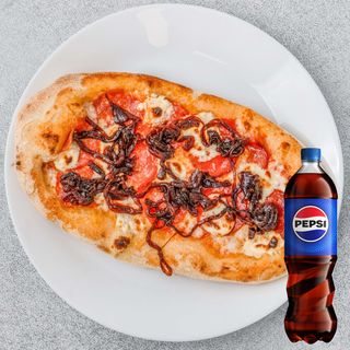 Pizza Piccante E Crema + Pepsi 0,5l