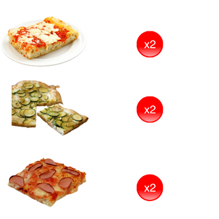 Menù C - 6 pizze