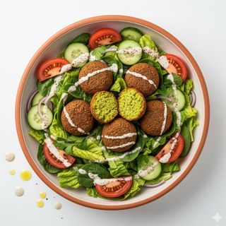Ensalada de falafel