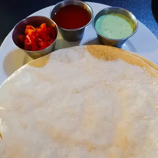 Poppadoms And Pickel Tray