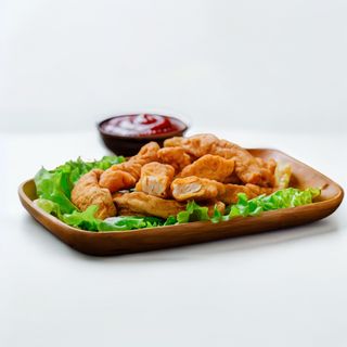 Pohani pileći štapići sa pomfritom