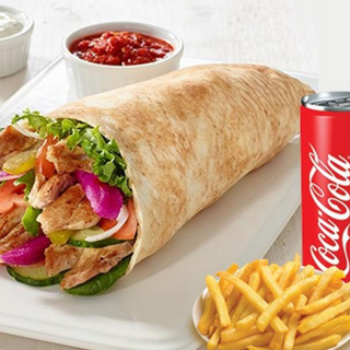 Chicken Turkey  parath roll Menu