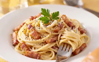 Espaguetis A La Carbonara