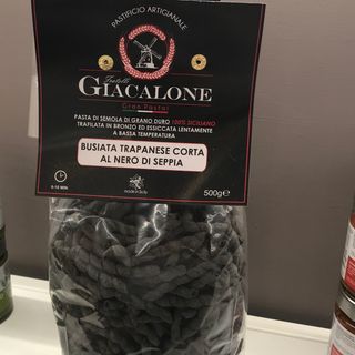 Busiata trapanese corta al nero di seppia 500gr