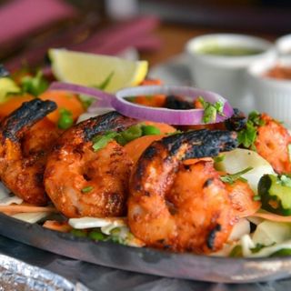 Tandoori prawns 