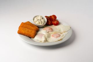 Pohovani kačkavalj i jaja