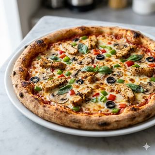 Pizza De Pollo (33 Cm.)