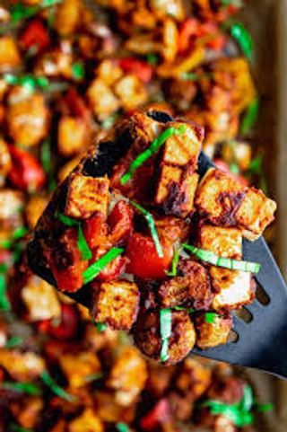 Vegetarian tandoori plater