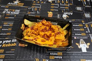 Patatine, bacon e cheddar