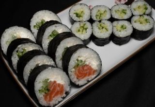 Zestaw łosoś ogórek