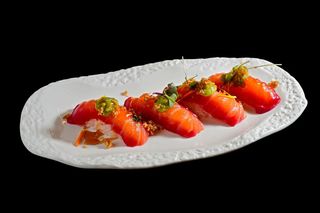 Nigiri sake affumicato 4 pezzi