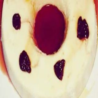 Manjar de côco / Pudin de coco con ciruelas