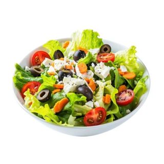 2.Ensalada Lechuga De Tomate Con Zanahoria Y Aceitunas