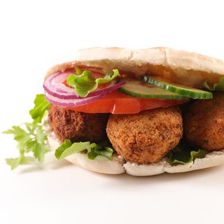 Panino falafel vegetariano