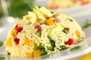 Orez fiert cu legume