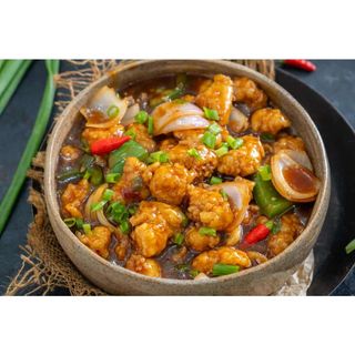 Chili Garlic Chicken And Capsicum