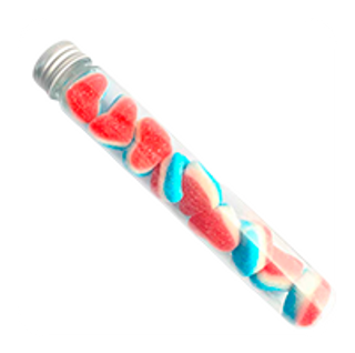 Tubo Chuches Corazones Love 110Ml.