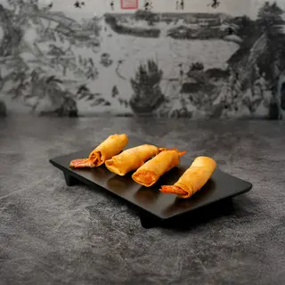 4Rollitos Rellenos De Gambas