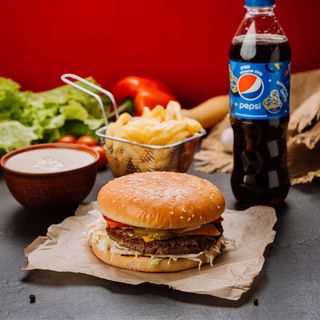 Тейсті бургер меню