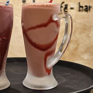 Batido De Fresas Y Plátano