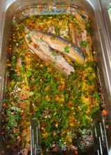 Маринована риба(гаврос)-100гр.