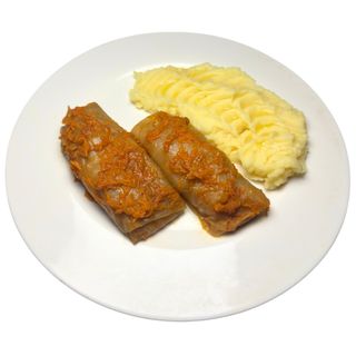 Gołąbki z ziemniakami tłuczonymi