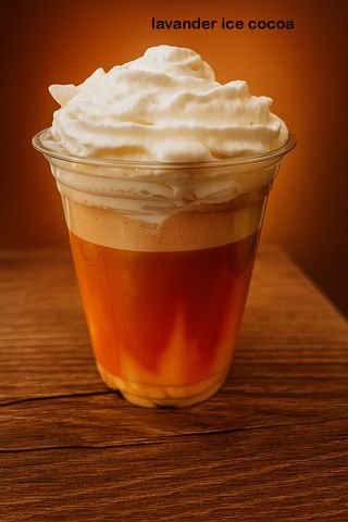 Lavender Ice Cacao /ლავანდის ნაყინი კაკაო
