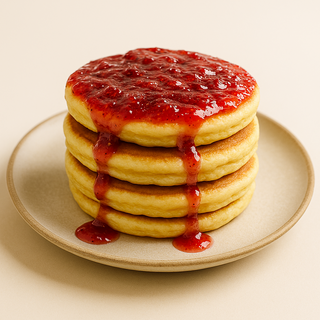 Tortita Con Mermelada De Fresa
