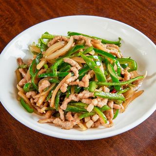 Pork in Green Pepper