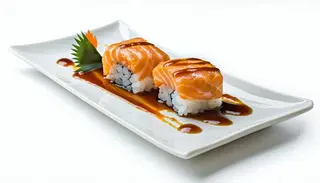 189. Nigiri sake flambè 2 pezzi