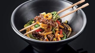 Удон с говядиной