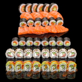 Комбо Сет сьомга (26 бр-525 гр) + Сет макс (24 бр-565 гр)