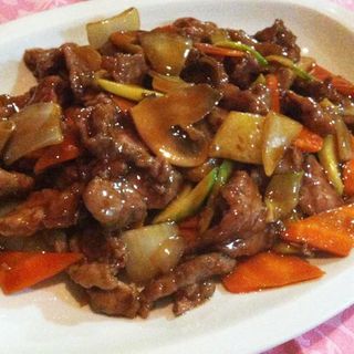 Ternera con salsa de ostras