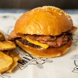 BBQ Smash burger single