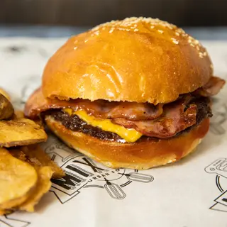 BBQ Smash burger single