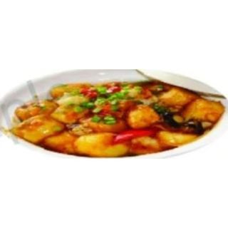 Tofu De Huevo Con Carne Y Verdura Picante