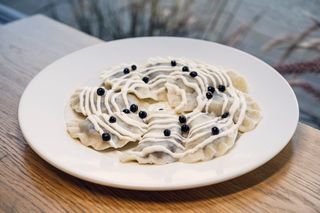 Pierogi z jagodami 8szt