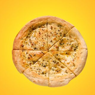 Pan de ajo en pizza