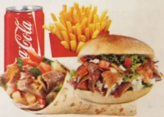 Menù kebab Panino  Normale