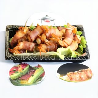 60.  Gambas com Bacon