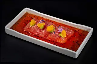 034 Carpaccio green tuna 4 pezzi