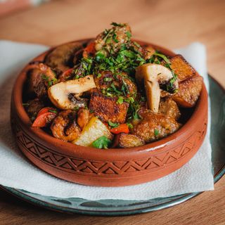 Odżachuri z pieczarkami i kurczakiem