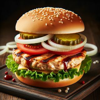 Hamburguesa De Pollo La Clásica