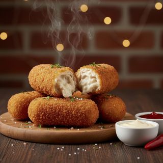 Ración de croquetas de bacalao (5 uds.)