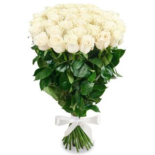 Buchet 35 Trandafiri Albi